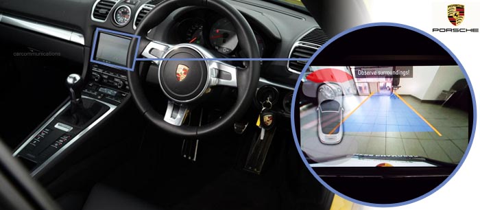 Cayman reversing camera screen